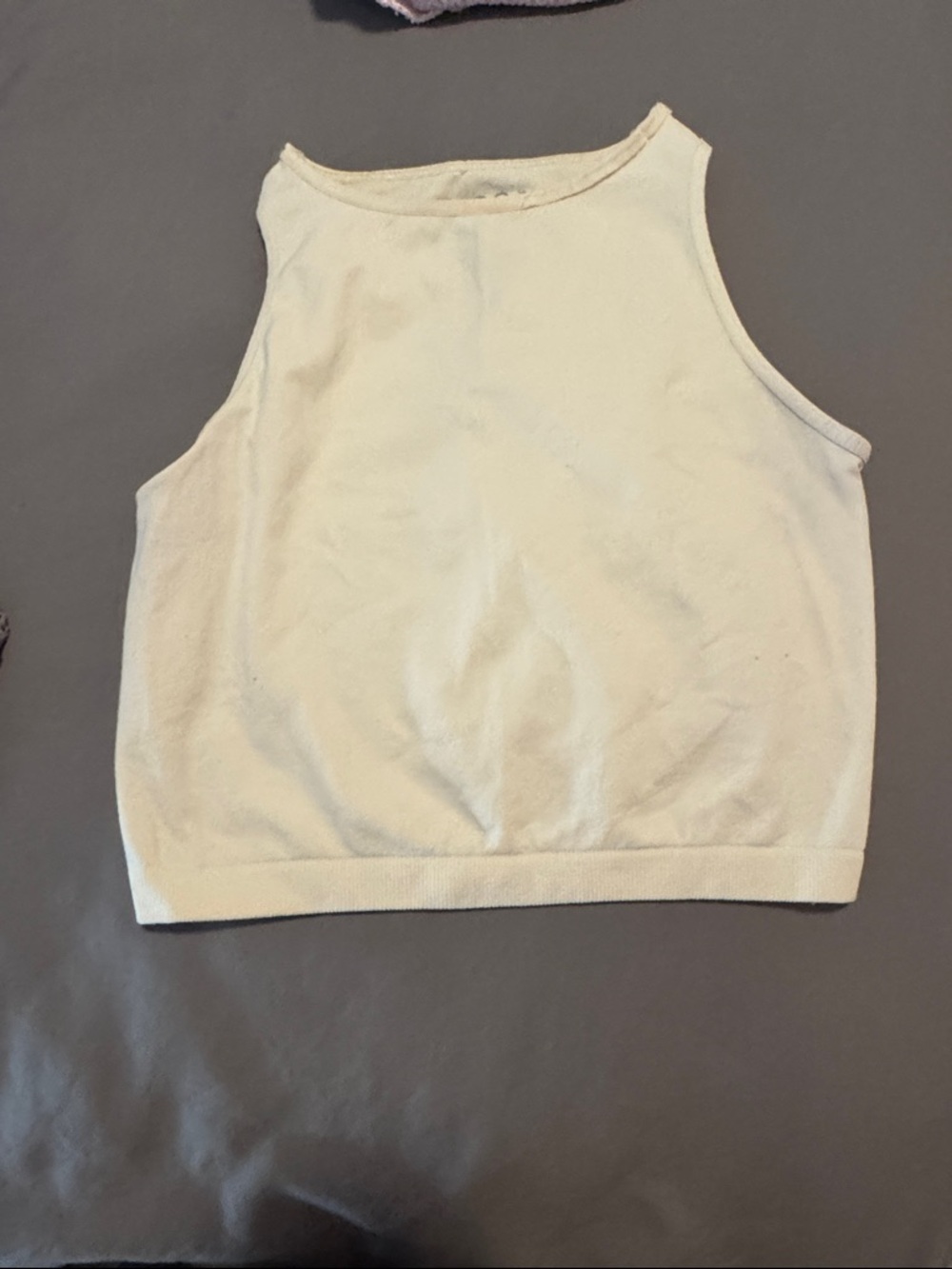 Soft Crew-Neck Bralette Tank